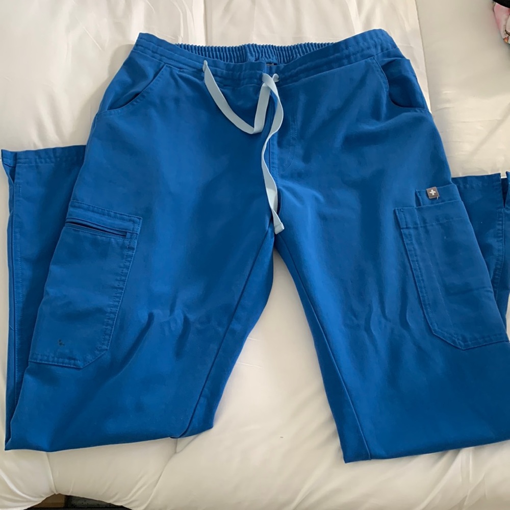 FIGS yola pants royal blue size Petite Small